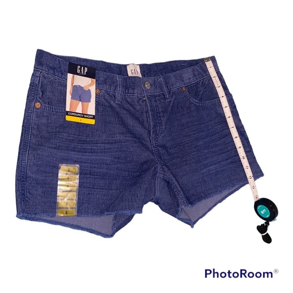 GAP Frayed Hem Soft Stretch Corduroy Shorts | Sizes 8, 10, 12 - Picture 10 of 14